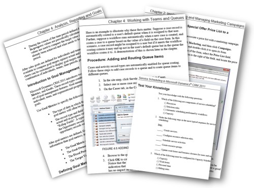 Microsoft Dynamics CRM 2011 Applications courseware