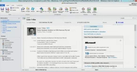 LinkedIn solution coming to Microsoft Dynamics CRM
