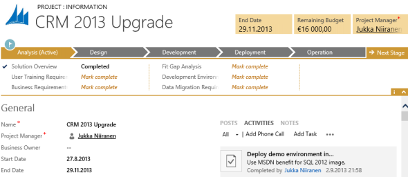 crm business process flow