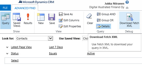 CRM_AdvancedFind_FetchXML