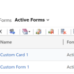 Card Forms and List Views in Unified Interface