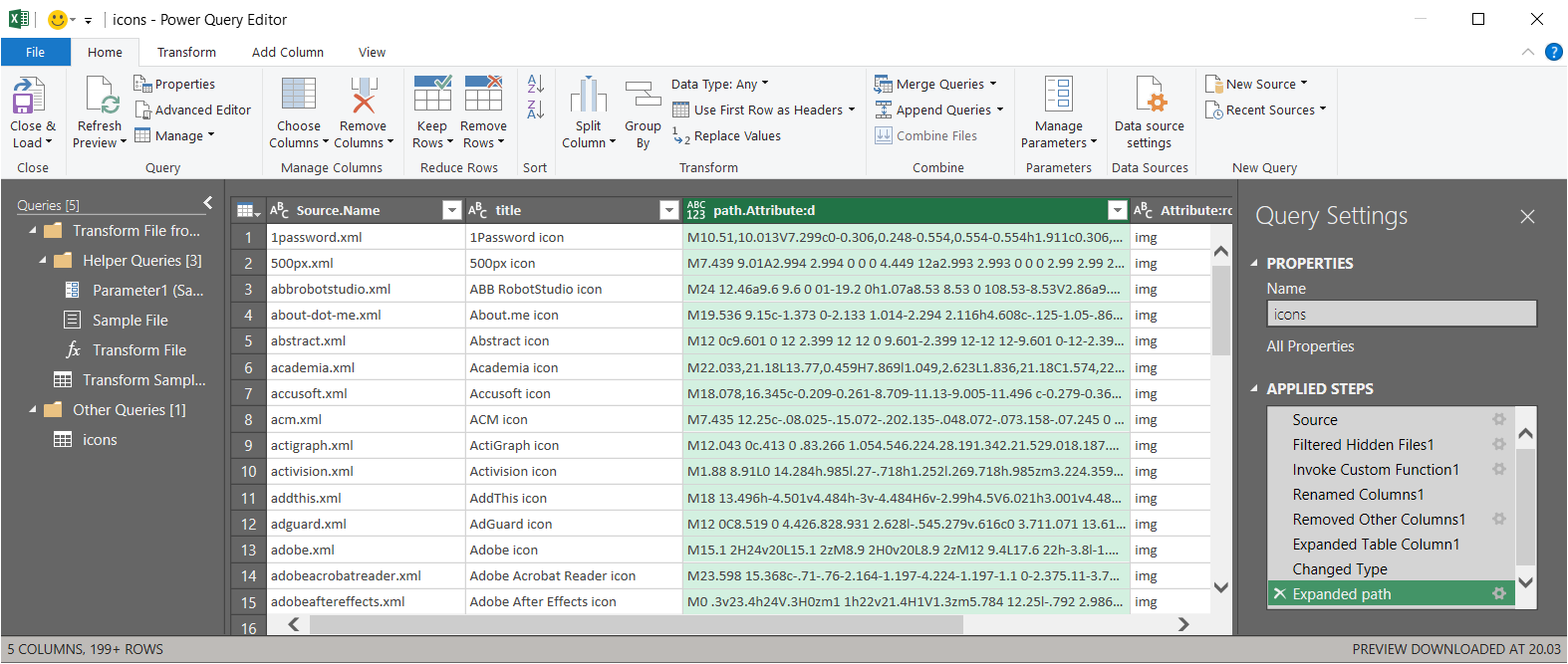 Power Query icons 3 Jukka Niiranen Blog