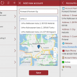 Account address capture & mapping with Power Apps